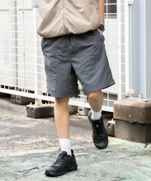 WEGO（ウィゴー）の「WEGO/ナイロンイージーショーツ（その他パンツ・メンズ・ダークグレー/ライトパープル/ブラック/オリーブ/マスタード/ブルー系その他・MEDIUM/SMALL/LARGE）」の3枚目の写真