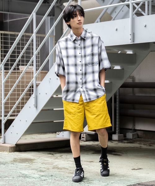 WEGO（ウィゴー）の「WEGO/ナイロンイージーショーツ（その他パンツ・メンズ・ダークグレー/ライトパープル/ブラック/オリーブ/マスタード/ブルー系その他・MEDIUM/SMALL/LARGE）」の12枚目の写真