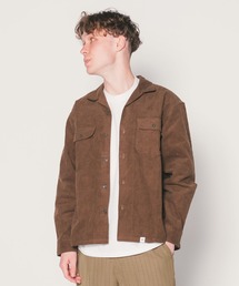 BEDWIN & THE HEARTBREAKERS(xhEB Ah U n[guCJ[Y)L/S OPEN COLLAR CORDUROY SHIRT"ROOSTERS"(Vc/uEX)