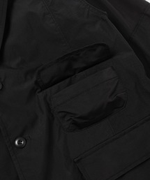 コムデギャルソンブラック　ナイロンパッチワークコート コムデギャルソンブラックナイロンパッチワークコート