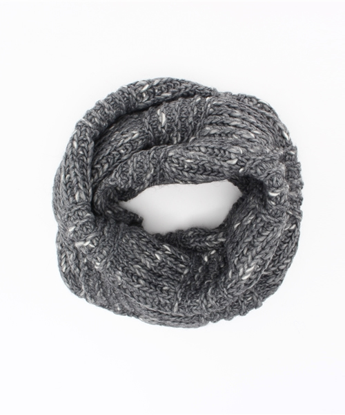 JOSEPH（ジョセフ）の「メランジスラブ スヌード（マフラー・メンズ・ライトグレー系/ブラック系・F）」の5枚目の写真