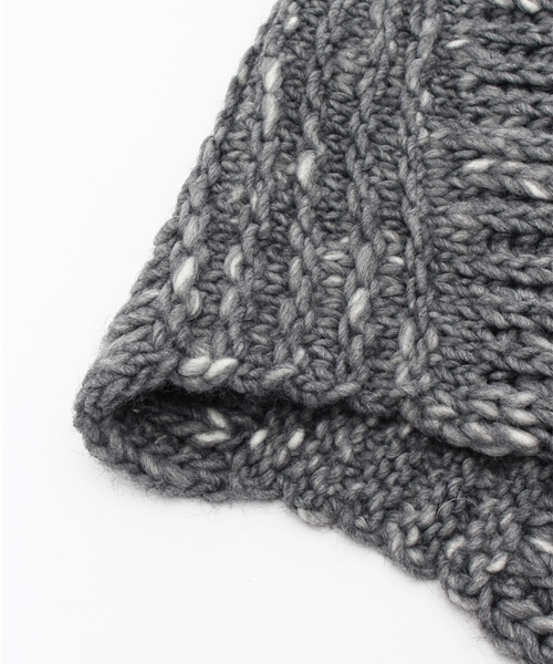 JOSEPH（ジョセフ）の「メランジスラブ スヌード（マフラー・メンズ・ライトグレー系/ブラック系・F）」の3枚目の写真