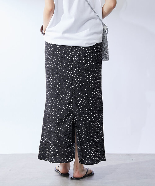 un dix cors（アンディコール）の「変形ドットナロースカート（スカート・レディース・ブラック/ホワイト・FREE）」の13枚目の写真