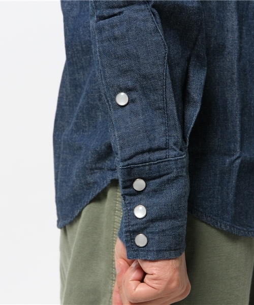 Lee(リー)の「【Lee】WESTERNシャツ(シャツ/ブラウス・メンズ・ネイビー・LARGE/MEDIUM/SMALL)」の6枚目の写真