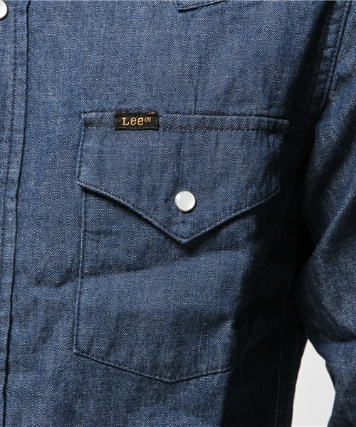 Lee(リー)の「【Lee】WESTERNシャツ(シャツ/ブラウス・メンズ・ネイビー・LARGE/MEDIUM/SMALL)」の7枚目の写真