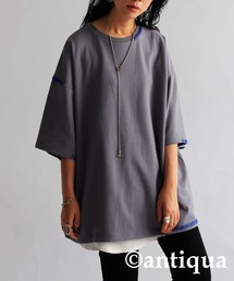 antiqua（アンティカ）の「ハンドステッチポンチTシャツ（Tシャツ/カットソー）」