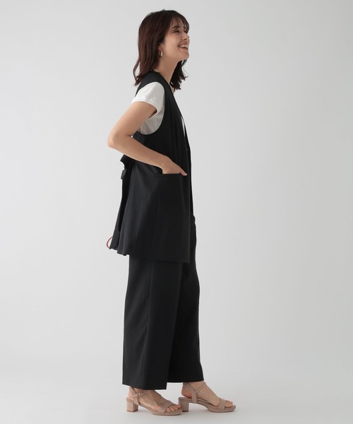 Elura（エルーラ）の「冷感ドライワイドパンツ/124130（その他パンツ・レディース・ライトグレー/ベージュ/ブラック・LARGE/MEDIUM）」の19枚目の写真