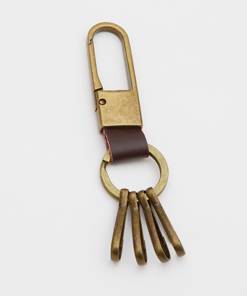 improves(インプローブス)の「カラビナ キーリング ホルダー(キーホルダー・メンズ・アンティークゴールド/シルバー/ブラック・FREE)」の9枚目の写真