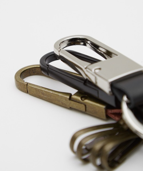 improves(インプローブス)の「カラビナ キーリング ホルダー(キーホルダー・メンズ・アンティークゴールド/シルバー/ブラック・FREE)」の10枚目の写真