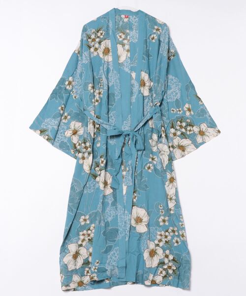 チャイハネ（チャイハネ）の「【チャイハネ】マリーカUVロングカーディガン（カーディガン/ボレロ・レディース・オレンジ/ベージュ/ブルー・FREE）」の5枚目の写真