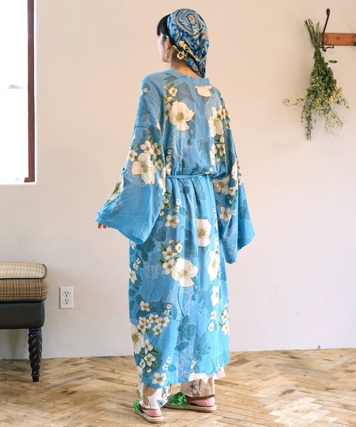 チャイハネ（チャイハネ）の「【チャイハネ】マリーカUVロングカーディガン（カーディガン/ボレロ・レディース・オレンジ/ベージュ/ブルー・FREE）」の7枚目の写真