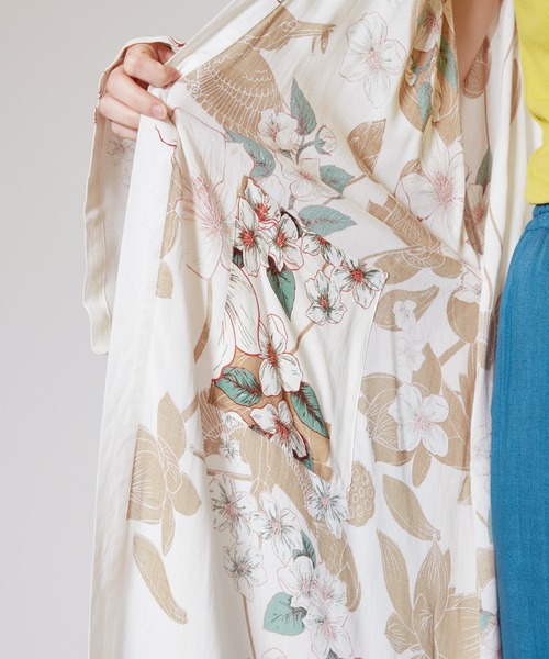 チャイハネ（チャイハネ）の「【チャイハネ】マリーカUVロングカーディガン（カーディガン/ボレロ・レディース・オレンジ/ベージュ/ブルー・FREE）」の13枚目の写真