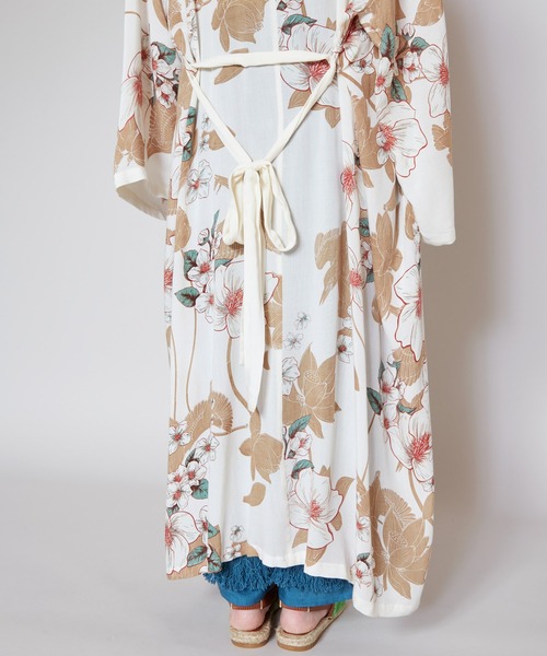 チャイハネ（チャイハネ）の「【チャイハネ】マリーカUVロングカーディガン（カーディガン/ボレロ・レディース・オレンジ/ベージュ/ブルー・FREE）」の11枚目の写真