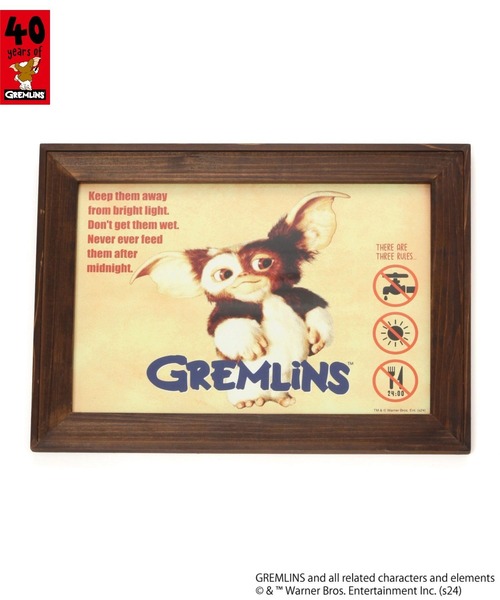 BAYFLOW(ベイフロー)の「【GREMLINS】アートフレームA3(ポスター/アート・レディース・ブラウン・0)」の2枚目の写真
