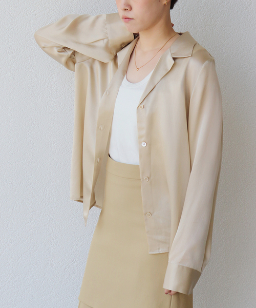 Plage - plage 【R’IAM】シルクネップシャツ 新品 Plage 【R'IAM】シルクネップシャツ - メルカリ