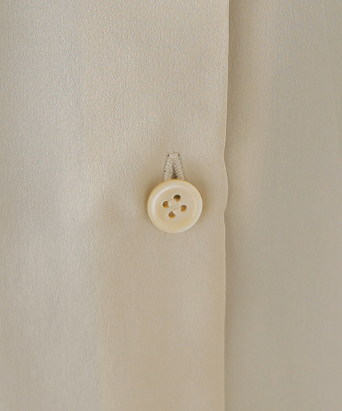 plage（プラージュ）の「R'IAM Silk Open Collar シャツ（シャツ