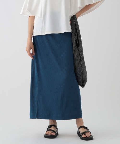 Elura（エルーラ）の「ドレスアップリブナロースカート/ 135284（スカート・レディース・ブラック/ブルー系その他5・FREE）」の17枚目の写真