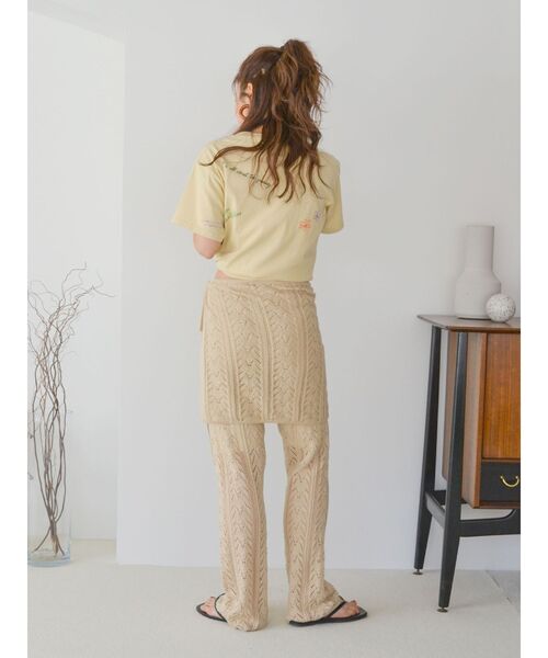 Ungrid(アングリッド)の「ミックスロゴデザインTee(Tシャツ/カットソー・レディース・イエロー/オフホワイト/チャコールグレー・FREE)」の22枚目の写真