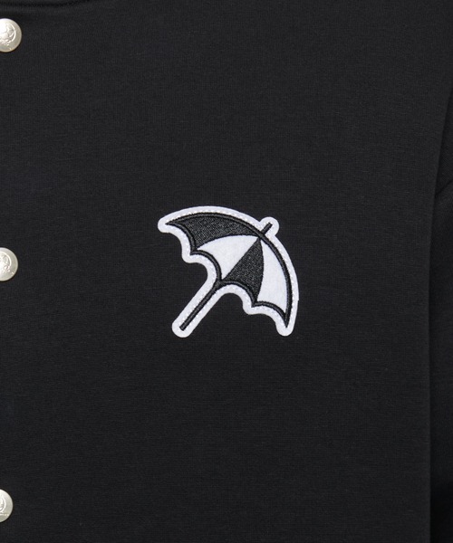 Arnold Palmer（アーノルドパーマー）の「ダンボールニット シェア スタジアムジャンパー（スタジャン・レディース・ブラック/ライトベージュ/杢グレー・L/M/S/XS/LL）」の7枚目の写真