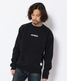 L アヴィレックス 肉厚コットン プリント スウェットシャツ トレーナー 黒 楽天市場】AVIREX アヴィレックス ヴァーシティー ロゴ