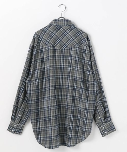 PBLIM（ページボーイリム）の「PBLIM/ウエスタンチェックシャツ（シャツ/ブラウス・レディース・ブルー/レッド・FREE）」の8枚目の写真