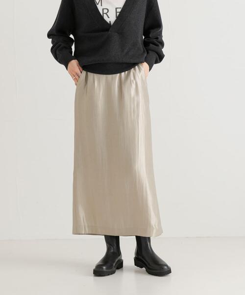 URBAN RESEARCH（アーバンリサーチ）の「シャイニースカート（スカート・レディース・ブラック/シルバー系その他・FREE）」の2枚目の写真