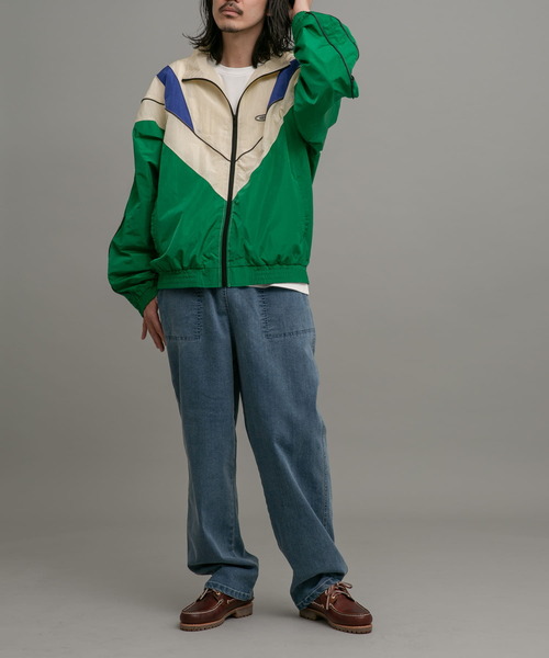 URBAN RESEARCH Sonny Label(アーバンリサーチサニーレーベル)の「『ユニセックス』GEM SPORTSWEAR NYLON TRACK JACKET(ナイロンジャケット・レディース・グリーン系その他/ブラック系その他・SMALL/MEDIUM/LARGE)」の4枚目の写真