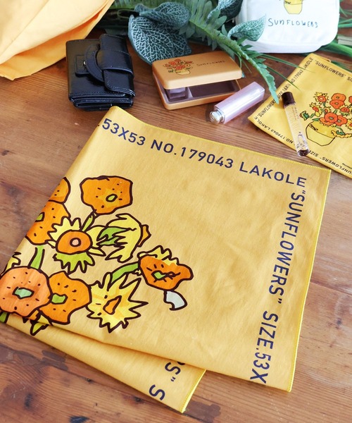 LAKOLE（ラコレ）の「[世界の名作]バンダナ / 139280（バンダナ/スカーフ・レディース・その他3/その他1/その他2/その他4・FREE）」の4枚目の写真