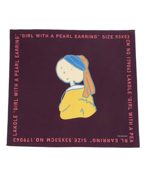 LAKOLE（ラコレ）の「[世界の名作]バンダナ / 139280（バンダナ/スカーフ・レディース・その他3/その他1/その他2/その他4・FREE）」の5枚目の写真