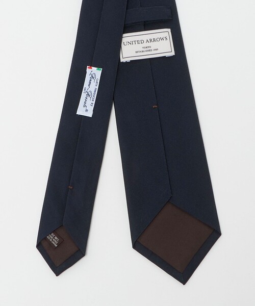 UNITED ARROWS（ユナイテッドアローズ）の「ネイビー ソリッド ネクタイ（ネクタイ・メンズ・ネイビー・FREE）」の3枚目の写真