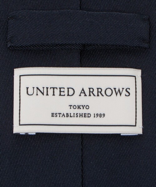 UNITED ARROWS（ユナイテッドアローズ）の「ネイビー ソリッド ネクタイ（ネクタイ・メンズ・ネイビー・FREE）」の5枚目の写真
