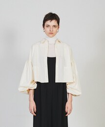 cloenc | ボリュームスリーブクロップドシャツ(シャツ/ブラウス)