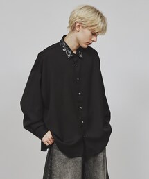 ◆カラーエンブロシャツ