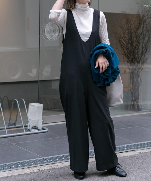 FORK&SPOON（フォークアンドスプーン）の「FORK&SPOON　タートルネックカットソー（Tシャツ/カットソー・レディース・オフホワイト/ブラック・1）」の15枚目の写真