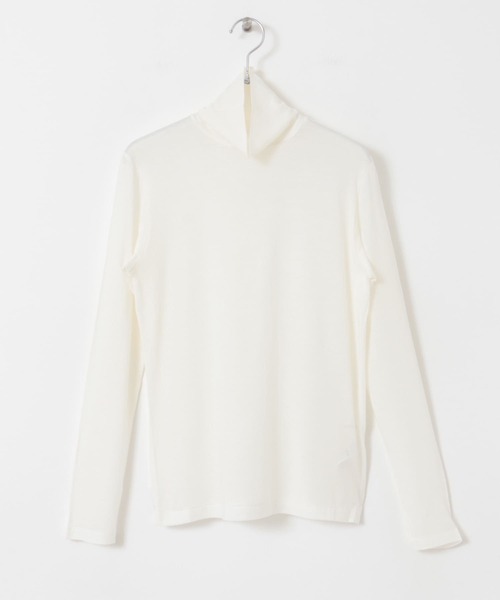 FORK&SPOON（フォークアンドスプーン）の「FORK&SPOON　タートルネックカットソー（Tシャツ/カットソー・レディース・オフホワイト/ブラック・1）」の16枚目の写真