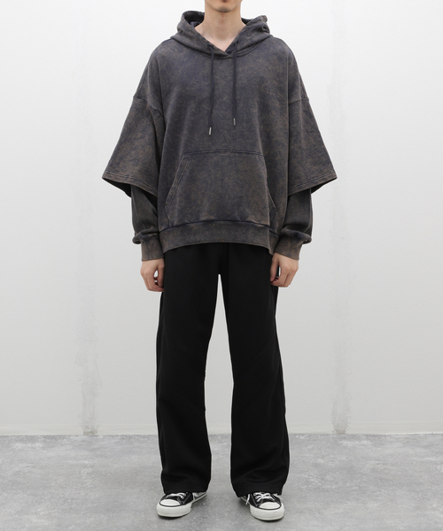 WISM（ウィズム）の「【INTODUSK / イントゥダスク】SWAMP HOODIE（パーカー・メンズ・ブラック・MEDIUM/LARGE）」の2枚目の写真