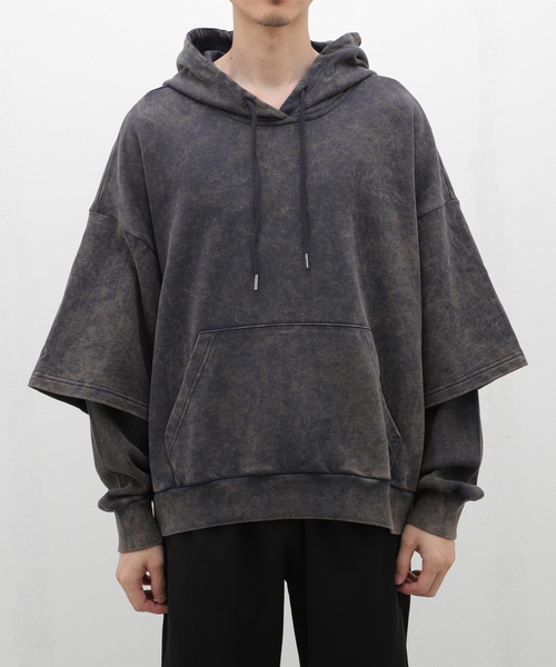 WISM（ウィズム）の「【INTODUSK / イントゥダスク】SWAMP HOODIE（パーカー・メンズ・ブラック・MEDIUM/LARGE）」の3枚目の写真