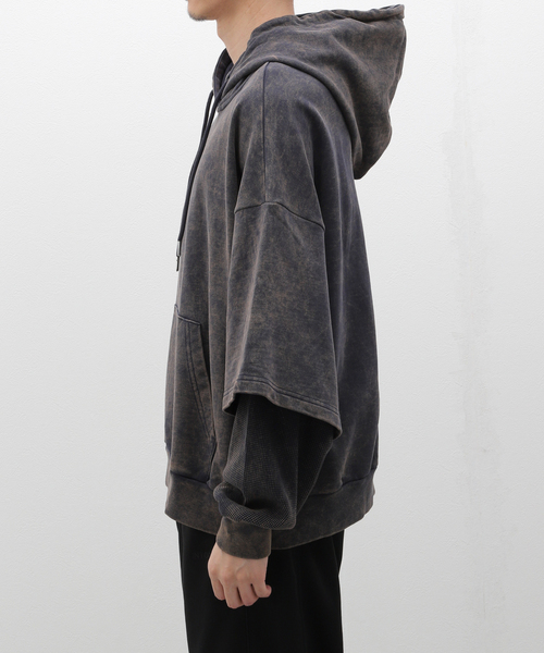 WISM（ウィズム）の「【INTODUSK / イントゥダスク】SWAMP HOODIE（パーカー・メンズ・ブラック・MEDIUM/LARGE）」の4枚目の写真