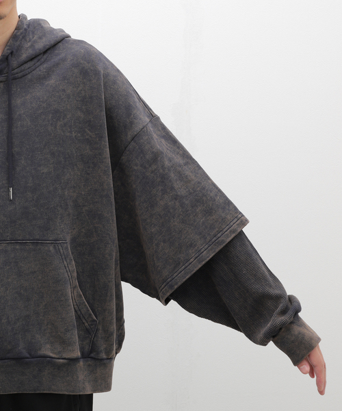 WISM（ウィズム）の「【INTODUSK / イントゥダスク】SWAMP HOODIE（パーカー・メンズ・ブラック・MEDIUM/LARGE）」の8枚目の写真