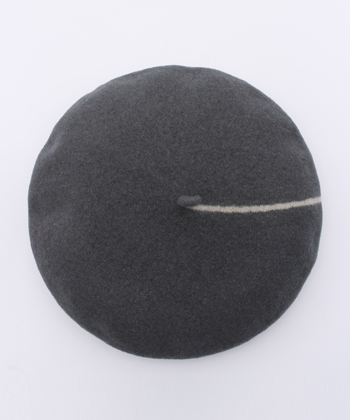 LBC（エルビーシー）の「LeBeretONELINEBERET        （ハンチング/ベレー帽・レディース・グレー・ONE SIZE）」の2枚目の写真