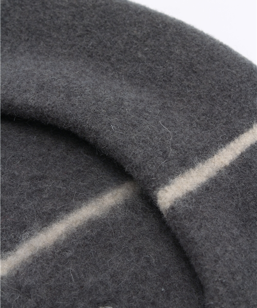 LBC（エルビーシー）の「LeBeretONELINEBERET        （ハンチング/ベレー帽・レディース・グレー・ONE SIZE）」の5枚目の写真