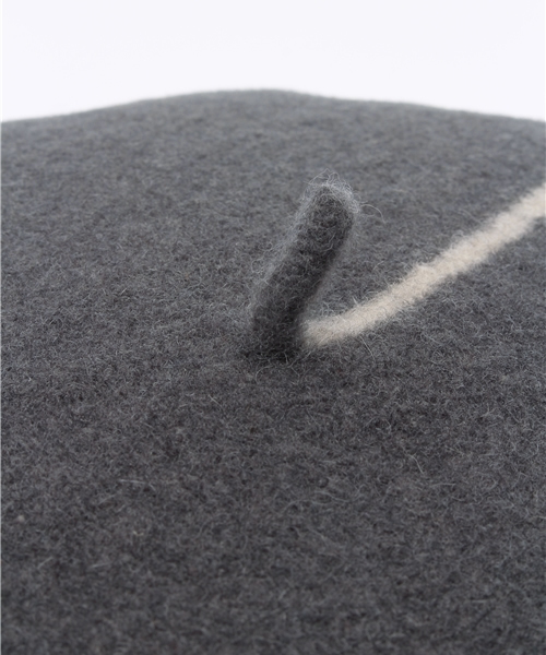 LBC（エルビーシー）の「LeBeretONELINEBERET        （ハンチング/ベレー帽・レディース・グレー・ONE SIZE）」の6枚目の写真