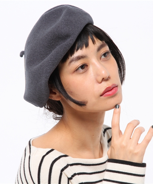 LBC（エルビーシー）の「LeBeretONELINEBERET        （ハンチング/ベレー帽・レディース・グレー・ONE SIZE）」の7枚目の写真