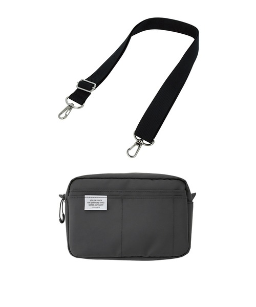 Inner Carrying(インナーキャリング)の「インナーキャリング 撥水(はっすい)S 2点セット(インナーキャリング ショルダーストラップ ライト)(ショルダーバッグ・レディース・ダークブルー/グレー/ブラック/ベージュ/ダークグリーン・FREE)」の2枚目の写真