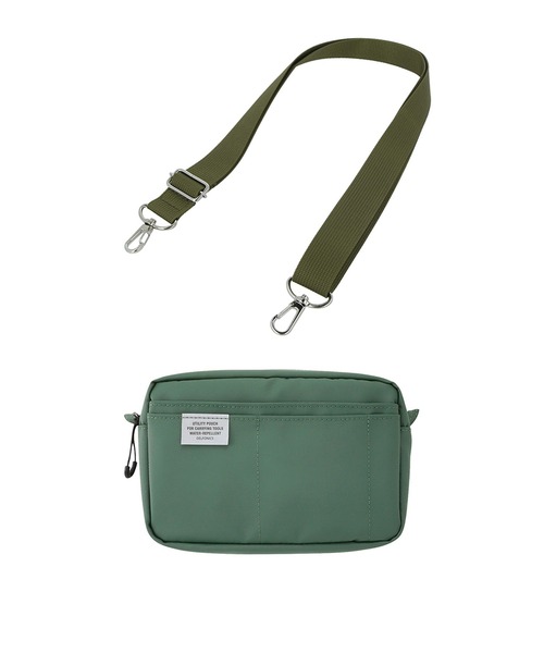 Inner Carrying(インナーキャリング)の「インナーキャリング 撥水(はっすい)S 2点セット(インナーキャリング ショルダーストラップ ライト)(ショルダーバッグ・レディース・ダークブルー/グレー/ブラック/ベージュ/ダークグリーン・FREE)」の4枚目の写真