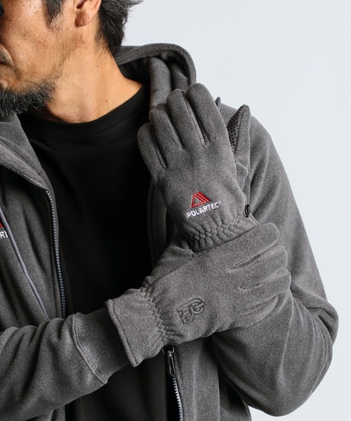 〔BLACK LABEL〕POLARTEC 'CLASSIC200' GLOVE：ポーラテック グローブ（手袋）｜The DUFFER of ST.GEORGE（ザダファーオブセントジョージ）