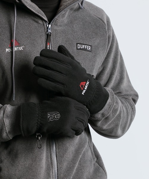 〔BLACK LABEL〕POLARTEC 'CLASSIC200' GLOVE：ポーラテック グローブ（手袋）｜The DUFFER of ST.GEORGE（ザダファーオブセントジョージ）手袋