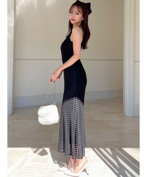 RESEXXY（リゼクシー）の「シアーチェックアンサンブルワンピース