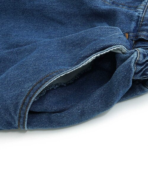 algy（アルジー）の「タックデニムワイドパンツ（デニムパンツ・キッズ・ブルー/サックスブルー/ブラック・MEDIUM/X-SMALL/XX-SMALL/SMALL）」の18枚目の写真