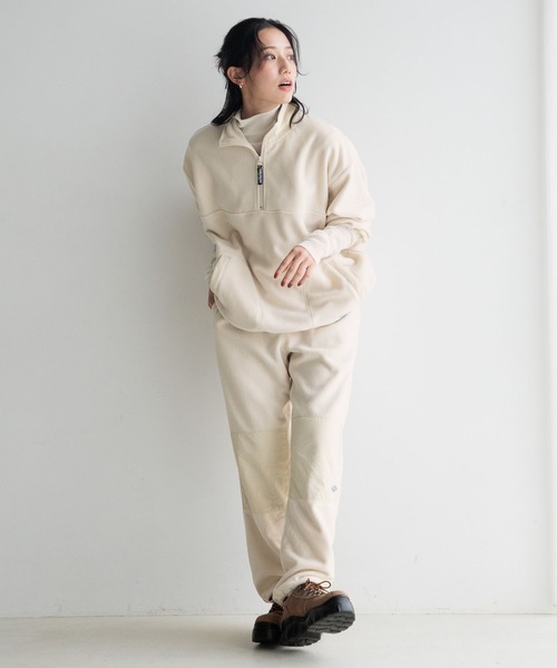 LOWRYS FARM(ローリーズファーム)の「DISCUSハーフジッププルオーバー(Tシャツ/カットソー・レディース・グレー/オフホワイト/ブラック・FREE)」の12枚目の写真